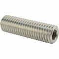 Bsc Preferred 18-8 Stainless Steel Cup-Point Set Screw M10 x 1.5 mm Thread 35 mm Long, 5PK 92015A164